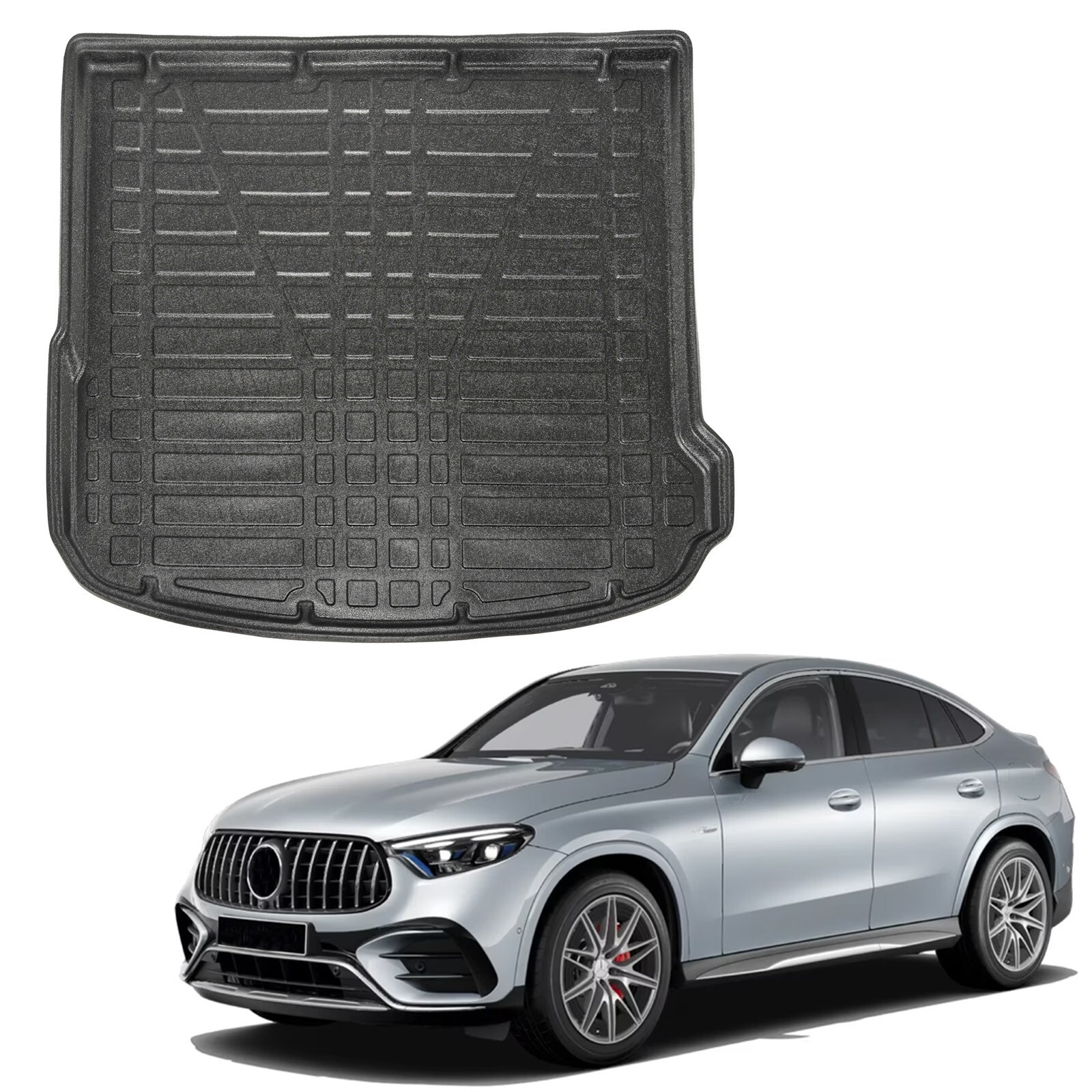Tapis de coffre Mercedes GLC Coupé 2023 imperméable pour sorties outdoor et voyages