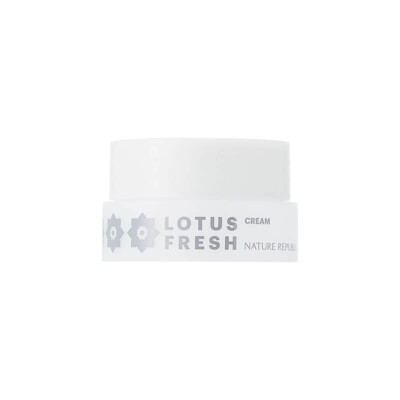 NATURE REPUBLIC Lotus Fresh Cream 55ml Revitalisierende Creme Feuchtigkeitscr...