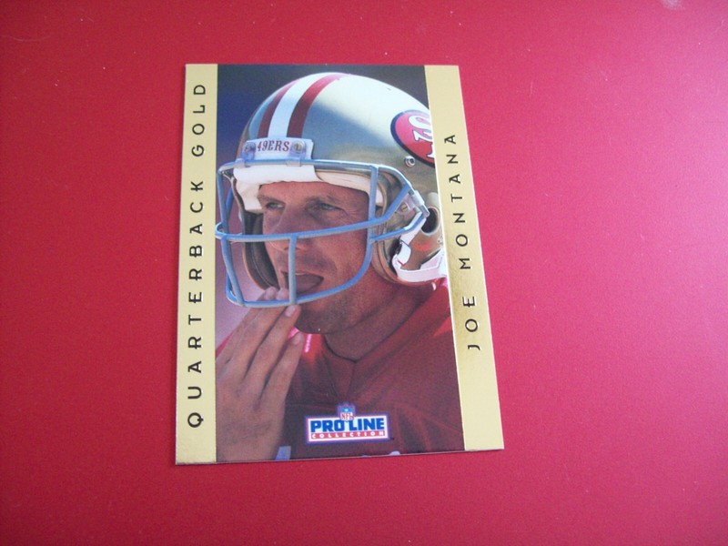 JOE MONTANA San Francisco 49ers 1992 QUARTERBACK GOLD INSERT #14 PRO LINE