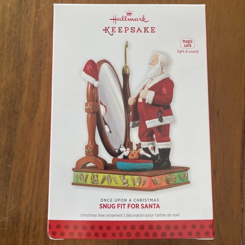 2013 Hallmark Ornament Snug Fit for Santa 3rd Once Upon a Christmas Music MINT