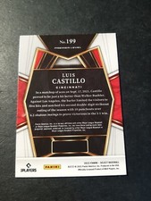 2022 Panini Select Baseball Luis Castillo #199 Premier Level Cincinnati Reds 