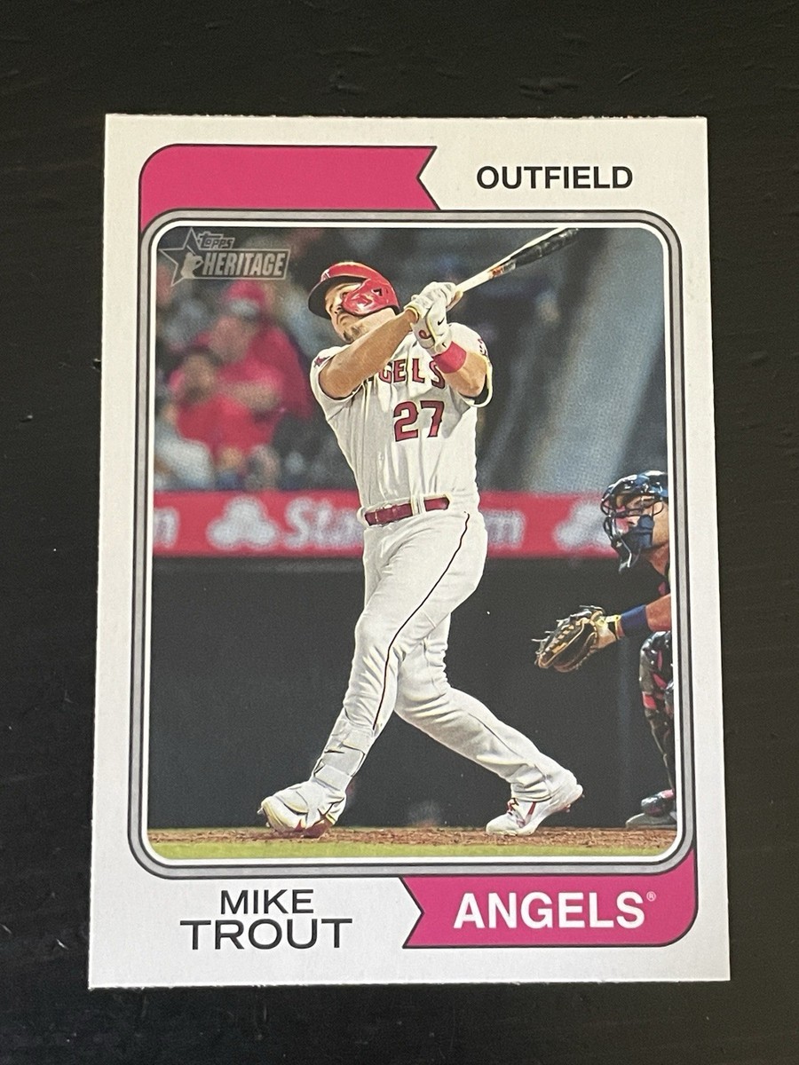 2023 Topps Heritage - Error Variation Mike Trout #5 for sale 2023 Topps Heritage - Error Variation Mike Trout #5 for sale