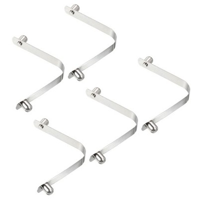 9x7,3mm Kajak Flügel 5er Set Polig Druckknopf Feder Stahl massiv Spannknopf