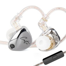 KZ Castor in Ear Monitor Headphones, Dual-Dynamic Driver Wired Gaming Earphon...