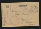 Postablage Unter Deutschdorf auf Feldpostkarte Rot Kreuz Spital III. in Bielitz