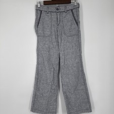 Pilcro and the Letterpress No. 0 Blue Linen Blend Wide Leg Pants Anthropologie