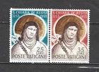 VATICANO 1953 SERIE SANTA CHIARA DI ASSISI # 169-170 MNH**