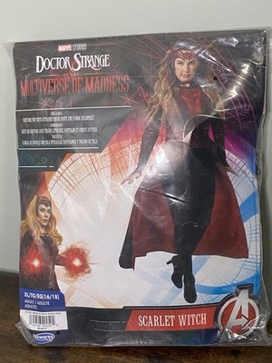 Doctor Strange Heroine Scarlet Witch Cosplay Costume Marvel Wanda Adult XL 16/18