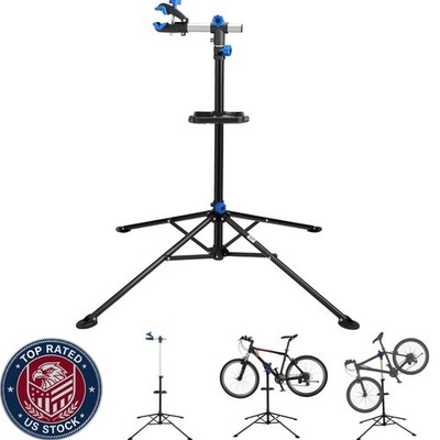 Adjustable Pro Stand Plus Bike Rack - Tool Tray & Portable Heavy-Duty Design