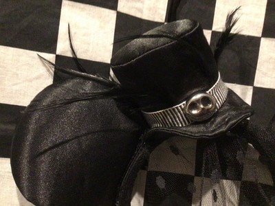 Disney Parks Jack Skellington Tophat veil Sally Bow Bride Groom Mickey Ears EUC Nightmare Before Christmas Ears Jack and Sally Jack  main image 3