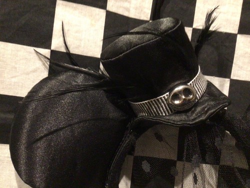 Disney Parks Nightmare Before Christmas Jack Skellington Top Hat Headband Ears - Picture 2 of 5