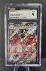 2024 POKEMON BLACK STAR PROMOS PALDEAN FATES TIN #074 CHARIZARD EX CGC 9