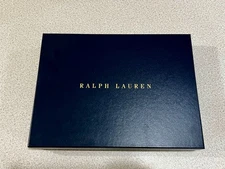 Polo Ralph Lauren: Gift Box Signature Blue with Gold Lettering