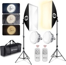 NEW in BOX. Professional LED Softbox Light Kit with Remote Control - 2 Pack