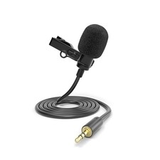 Lapel Microphone with Aux cable perfect for Smartphones, Tablets, Podcasts
