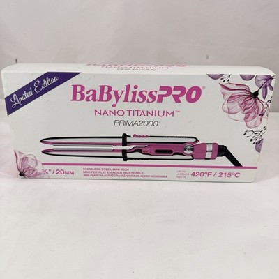 BaByliss PRO Nano Titanium Prima 2000 Ionic Straightener  3/4'' LIMITED EDITION