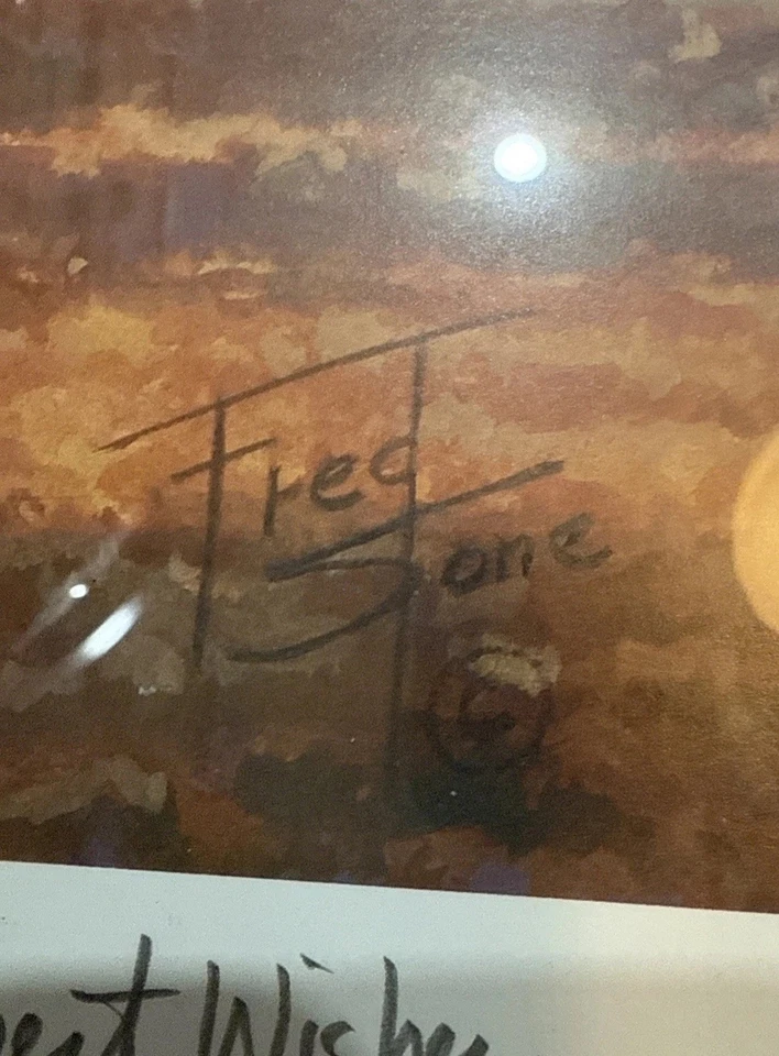 Fred Stone - THE DUEL Hand Signed By Fred Stone & Jockey Steven Cauthen - MINT - Image 4 of 4