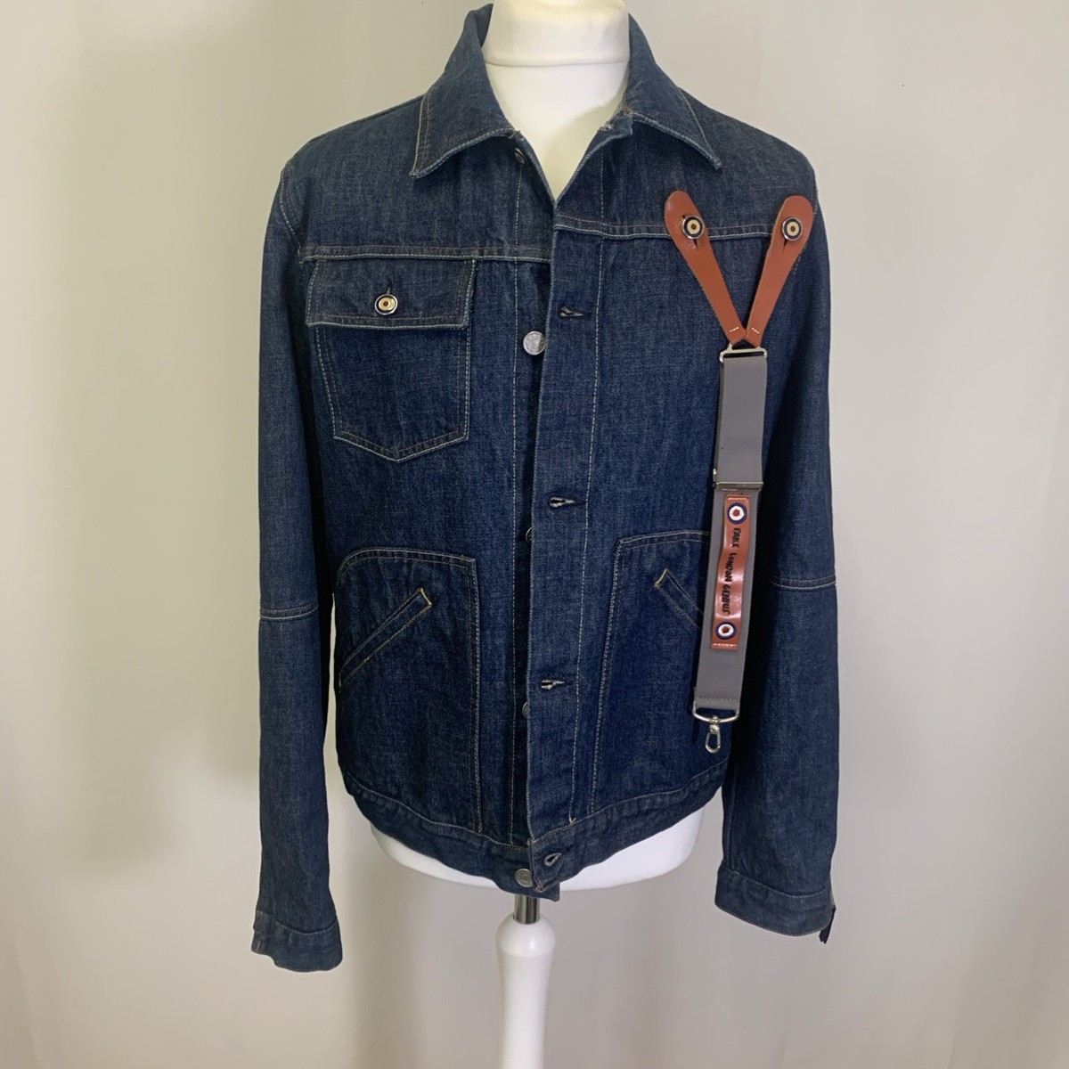 Fake London Genius Denim Jacket | eBay UK