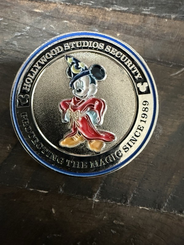 Walt Disney World Security Hollywood Studios Challenge Coin