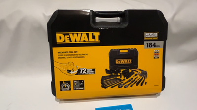 DEWALT Black Chrome Mechanics Tool Set DWMT45184 (184-Piece) with