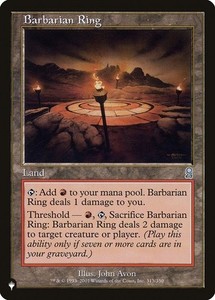Barbarian Ring 313/350 The List Reprints Uncommon Land