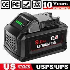9.0Ah For Milwaukee For M18 18V Extended Capacity Battery 48-11-1828 Battery
