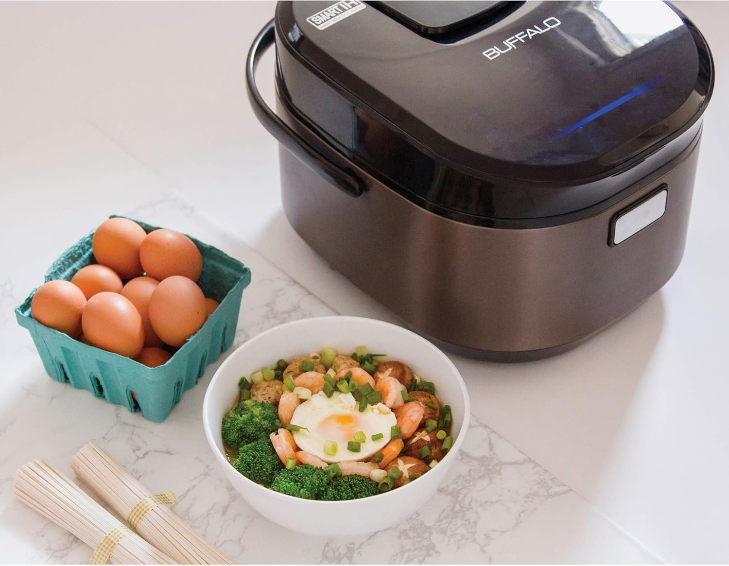 Titanium Grey IH SMART COOKER, Rice Cooker and Warmer, 1.8L, 10 Cups of Rice, No