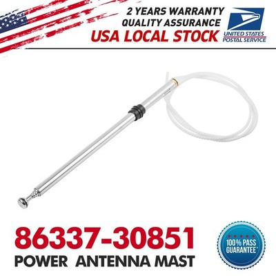 Car Power Antenna Conversion Kit Aerial Mast - For: 1992-2000 Lexus SC300 SC400
