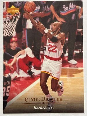 1995-96 Upper Deck #56 Clyde Drexler Houston Rockets