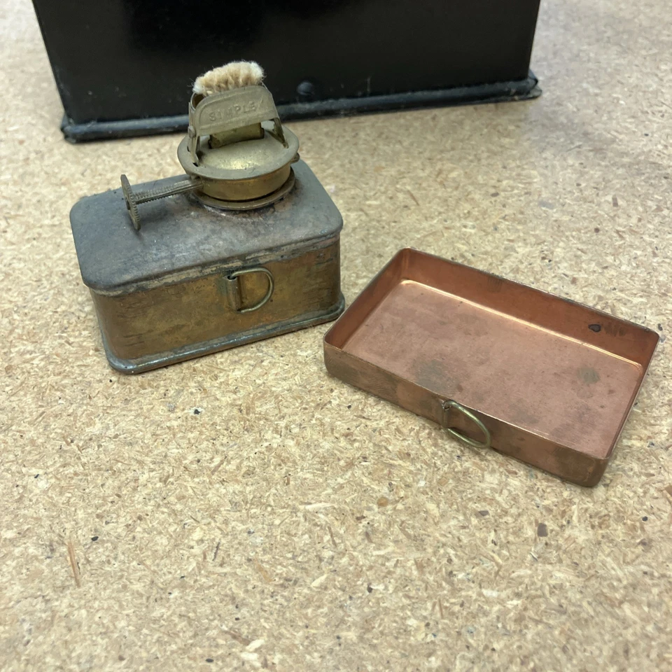 Marina de los Estados Unidos BU. De barcos Lionel Corp Nueva York Segunda Guerra Mundial linterna de aceite (sin brújula) Foto 4 de 4