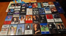 62 Rock Cassettes Genesis Journey Billy Joel Micheal Jackson REO Bread pre-own