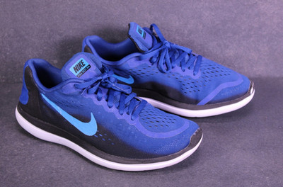 Nike Flex 2017 RN Unisex Sneaker Sportschuhe Gr. 38,5 Mesh blau schwarz BS930