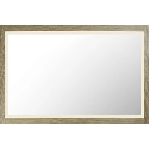 ET2 Contemporary Lighting E42054-OK Sawyer 48 X 32 inch Oak LED Wall Mirror - Picture 1 of 4