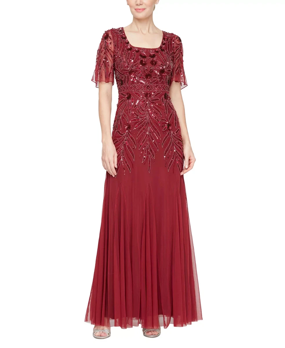 alex evenings red dress Alex Evenings 81171409