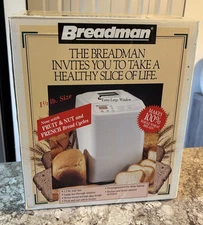 Breadman TR-440 Automatic Bread Maker 1.5 Lb Loaf Machine Brand New-Open Box