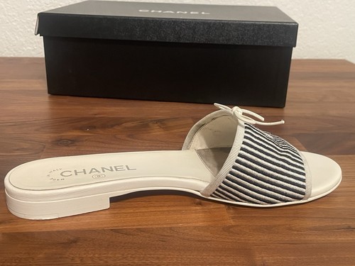 Chanel Flats 39.5 Mules Original Box - Picture 5 of 20
