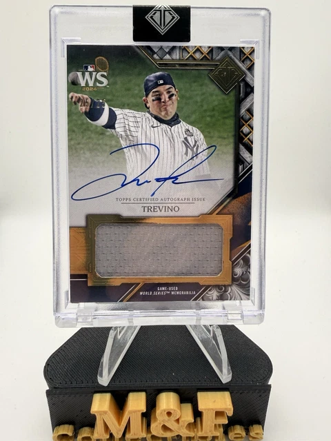 2025 Topps Transcendent - Jose Trevino #25/25 World Series Jersey / Auto Yankees