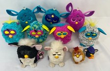 LOT 11 Vintage Furby Boom Connect Tiger Electronics Untested As Is Keychain Toys