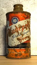 HUDEPOHL PURE LAGER BEER - CONE TOP - IRTP - HARD TO FIND - OHIO