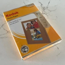 BRAND NEW Kodak Photo Paper 60 Sheets Gloss 10x15cm 4x6in