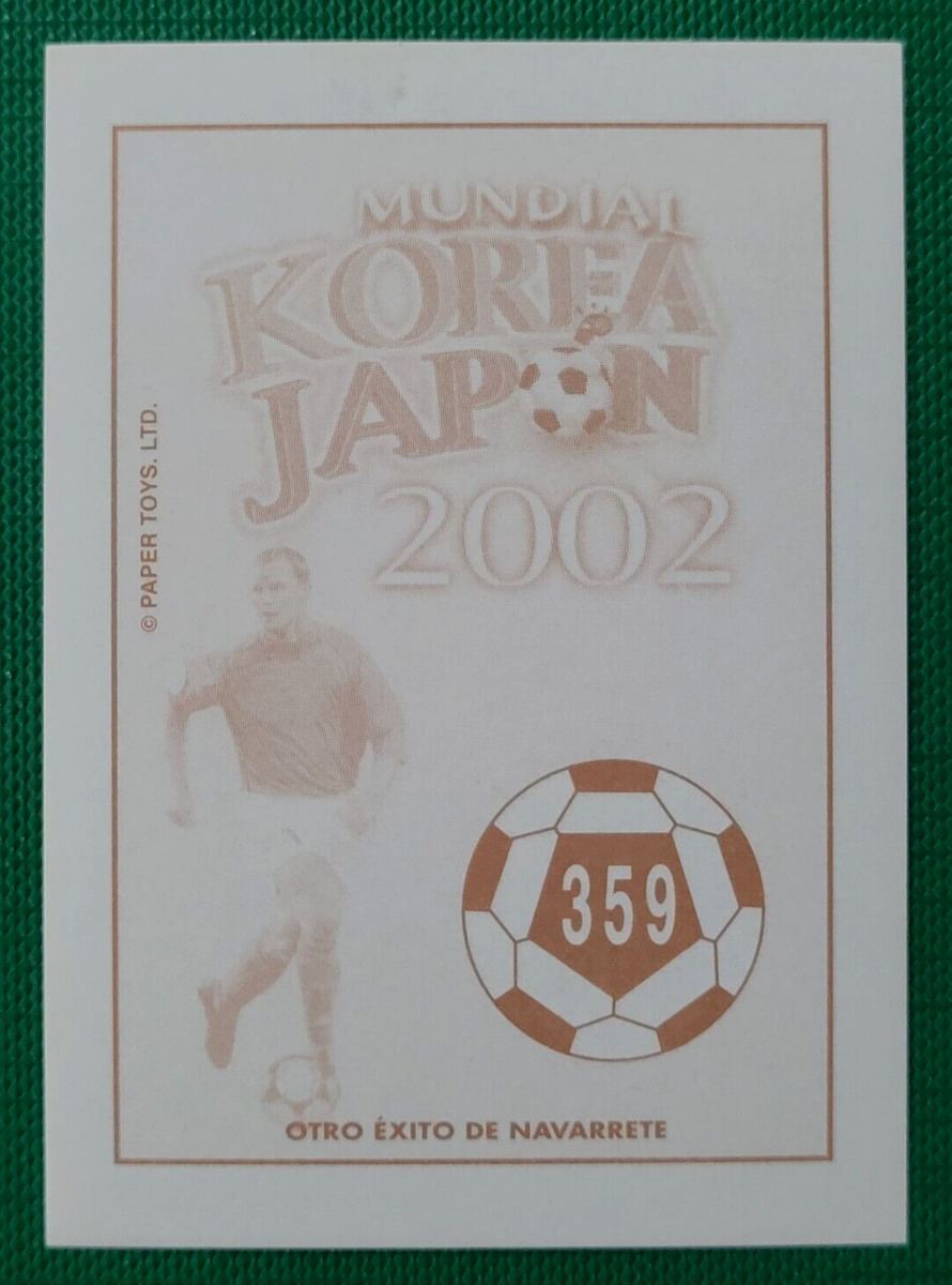 2002 Navarrete Korea Japan World Cup FIFA Face CROMO #359 GERMAN