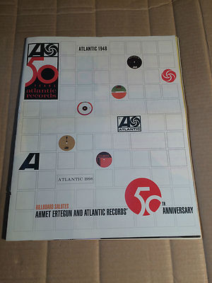 BILLBOARD - ATLANTIC 50th ANNIVERSARY - SALUTES AHMED ERTEGUN AND ATLANTIC