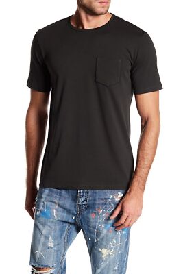 The Kooples 153386 Men's Light Jersey & Gros Grain Tee Short Sleeve Sz. Small