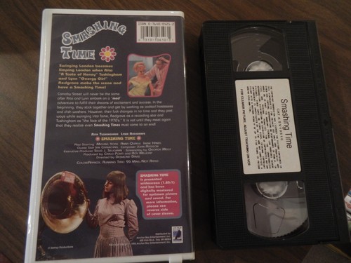 SMASHING TIME WIDESCREEN VHS COLLECTORS EDITION RITA TUSHINGHAM REDGRAVE 1967 - Picture 2 of 2