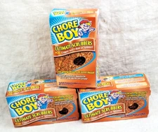 3 Chore Boy Ultimate Scrubber Multi-Purpose Copper Sponge Scour Pad 6 count