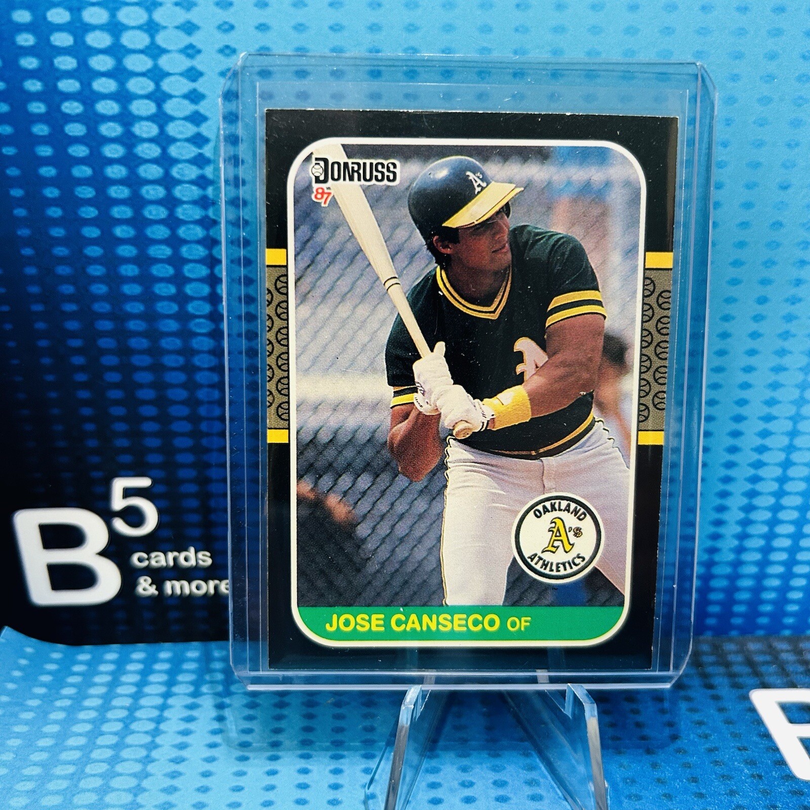 1987 Donruss Jose Canseco Oakland A's 2nd Year #97 Near Mint NM