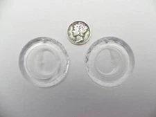 Crystal Etched Frosted Moon (35mm) RARE Swarovski Art 6050 ME70 RARE Vtg Pendant