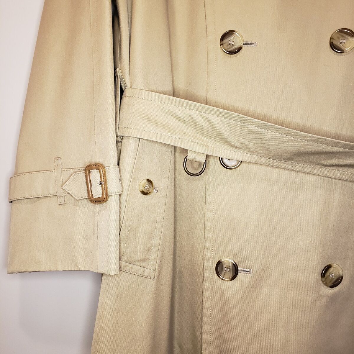 Burberry Mens Trench Coat Kensington 38S Long Nova Check Burberry Mens Trench Coat Kensington 38S Long Nova Check