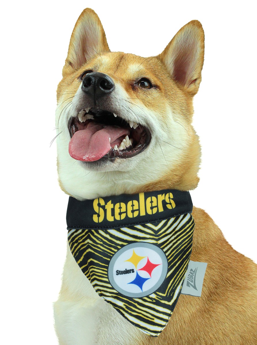 Bandana Puppy Steelers Jersey Zubaz X Pets First NFL Pittsburgh