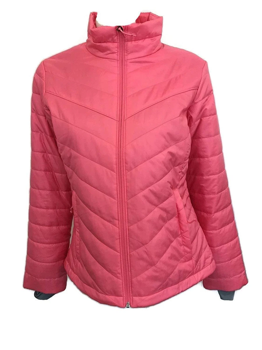 NEW Columbia Women s Morning Light II Jacket PINK OMNI HEAT PUFFER